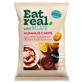 Eat Real with Belazu Hummus Chips Rose Harissa & Yogurt