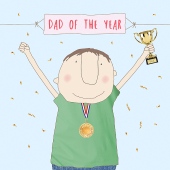 Dad Of The Year Father's Day Card