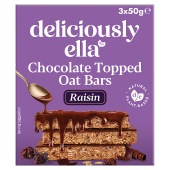 Deliciously Ella Chocolate Topped Raisin Oat Bars