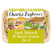 Charlie Bigham's Leek, Spinach & Bacon Gratin