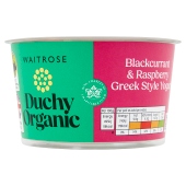 Duchy Organic Blackberry & Raspberry Greek Style Yogurt
