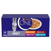 Purina One Mini Fillets Mixed Selection in Gravy Cat Food