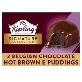 Mr Kipling Signature Belgian Chocolate Brownie Puddings