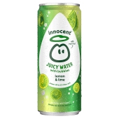 Innocent Lemon and Lime Juicy Water with Bubbles