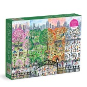 Michael Storrings Dog Park in Four Seasons Puzzle, 1000 Pieces