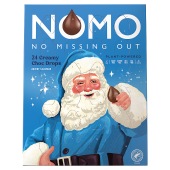 NOMO Advent Calendar with 24 Creamy Choc Drops