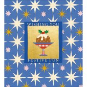 Christmas Pudding Glass