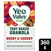 Yeo Valley Organic Tray Baked Granola Berry & Cherry