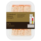 No.1 12 Smoked Salmon Canapes