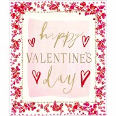 Flowers Happpy Valentine's Day Card