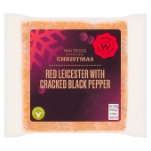 Red Leicester with Cracked Black Pepper