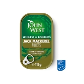 John West Jack Mackerel Fillets in Extra Virgin Olive Oil