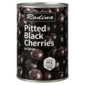 Rodina Black Pitted Cherries in Syrup