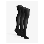 40D Opaque Tights Black Large