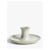 John Lewis Simplicity Candle Holder Dish, Natural
