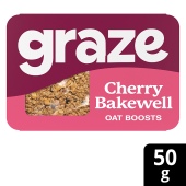 Graze Cherry Bakewell Fibre Flapjack