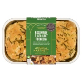 Angela Hartnett with Waitrose Rosemary & Sea Salt Focaccia