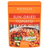 Waitrose Sun-Dried Tomato & Black Olive Grains
