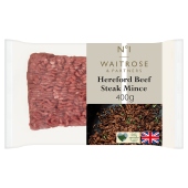 No.1 Hereford Beef Steak Mince 10% Fat