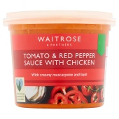 Waitrose Tomato & Red Pepper Sauce With Chicken