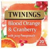 Twinings Blood Orange and Cranberry Fruit Tea Bags 20