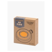 Flasque En Acier Inoxydable 135 Ml - Avec Fenêtre De Niveau Et Boîte Cadeau, Idéale Voyage