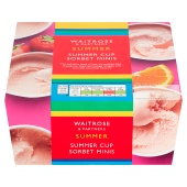 Waitrose Summer Cup Sorbet Minis