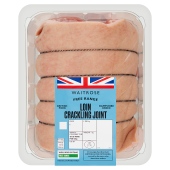 Waitrose Free Range Pork Loin Crackling Joint