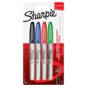 Sharpie Pack of 4 Assorted Permanent Marker