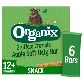 Organix Gruffalo Crumble Apple Soft Oaty Bars Multipack