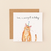 Purrrrfect Birthday Cat Card