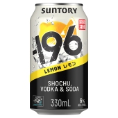 -196 Lemon Shochu, Vodka & Soda Can