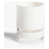 White Block Stripe Tumbler