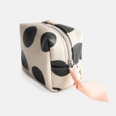 Caroline Gardner Large Spot Ultra Mini Cube Cosmetic Bag