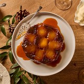Michel Roux’s Toffee Apple Pudding with Crème Fraîche