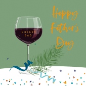 Red Wine Father's Day Card