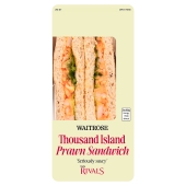Waitrose Thousand Island Prawn Sandwich