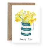 Lovely Mum Daffodil Mother's Day Card