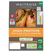 Waitrose High Protein Mexican Style Chicken Wrap