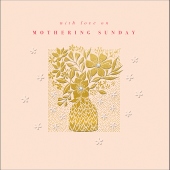 Vase Of Flowers Mother's Day Card