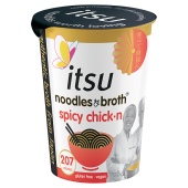 itsu spicy chickn instant noodles & broth pot 64g