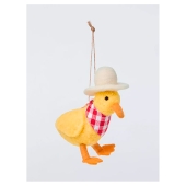 Felt Duck w/Scarf Hanging Dec
