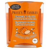 Price's Candles Orange & Clove Jar