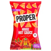 Proper Chips House Hot Sauce Lentil Chips