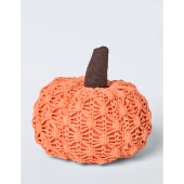 Knitted Medium Orange Pumpkin