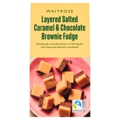 Waitrose Layered Caramel & Chocolate Brownie Fudge