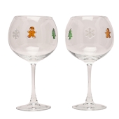 Christmas Glass 2 Pack