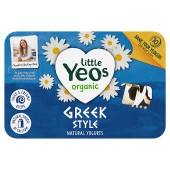 Yeo Valley Little Yeos Greek Style Natural Yogurts