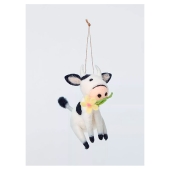 Felt Cow Hanging Decoration