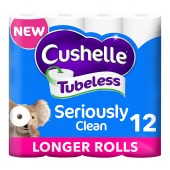 Cushelle Seriously Clean Tubeless 12 Roll